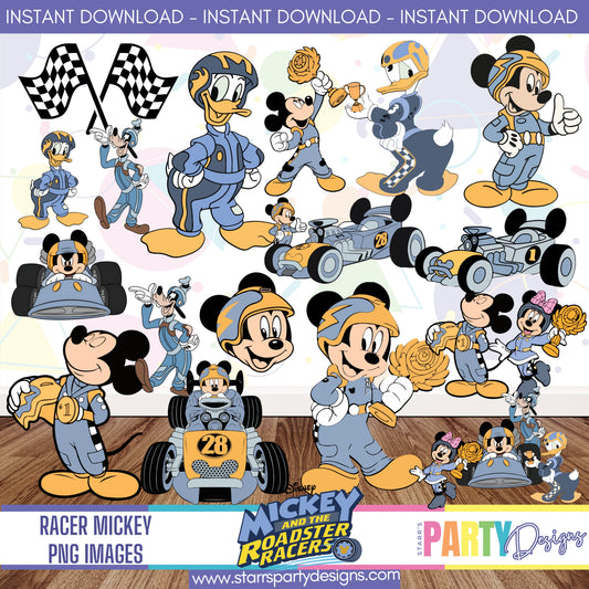 RACER MICKEY PNG IMAGES