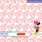 PAPEL DIGITAL 1 DE MINNIE MOUSE ROJO