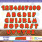 MINNIE MOUSE RED PNG FONT