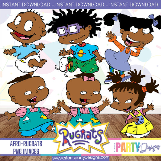 IMÁGENES PNG DE AFRO RUGRATS