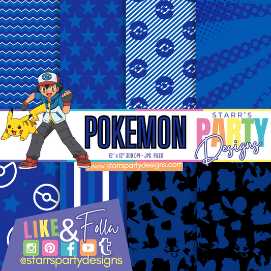 PAQUETE DE PAPEL DE POKEMON 2