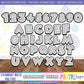 STEAMBOAT WILLIE PNG FONT