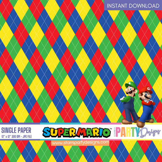 SUPER MARIO PAPEL DIGITAL 1