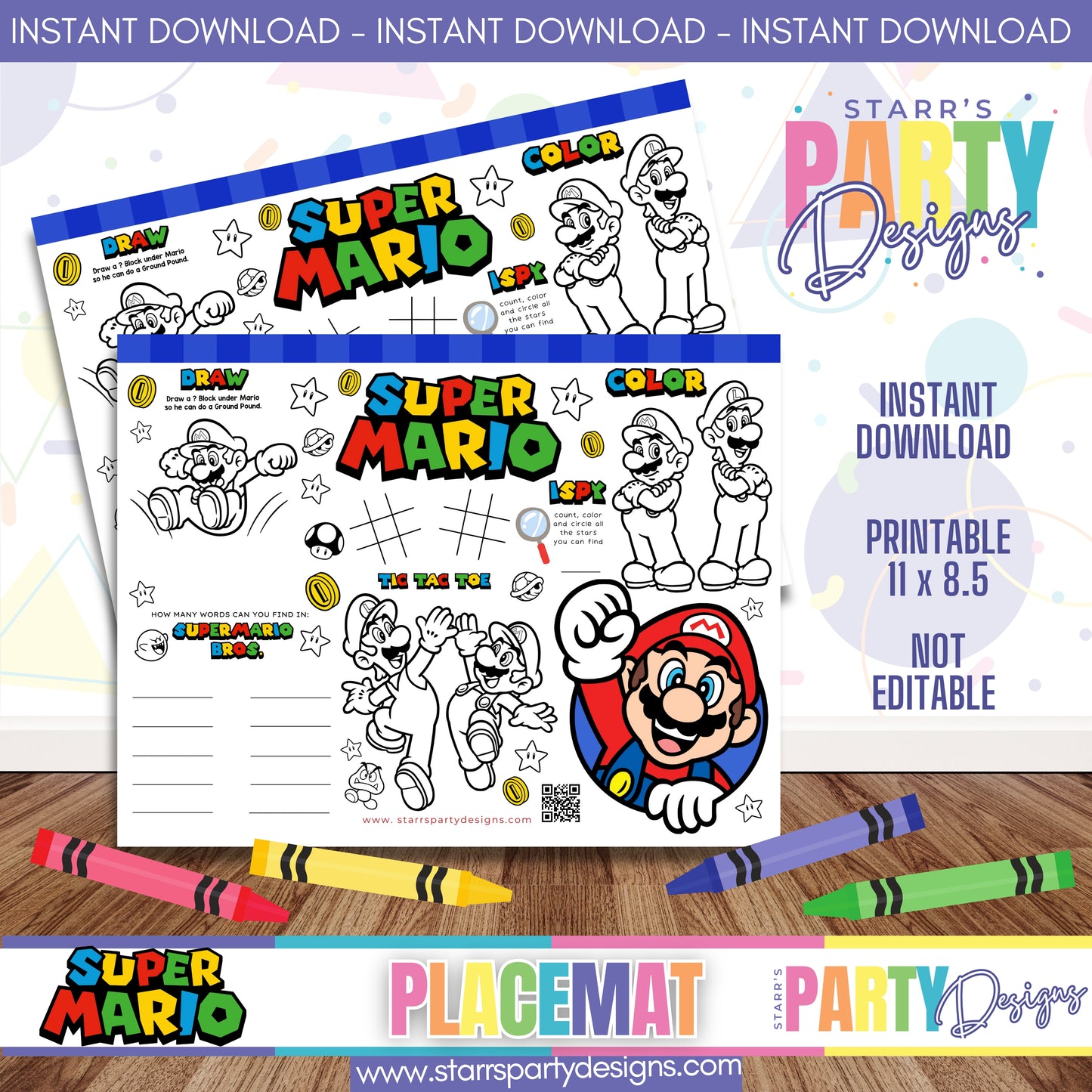 HOJA DE ACTIVIDADES PARA MANTEL INDIVIDUAL | ABBY CADABBY 2 A1