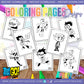 PAGINAS PARA COLOREAR DE MICKEY Y SUS AMIGOS EN LA PISCINA