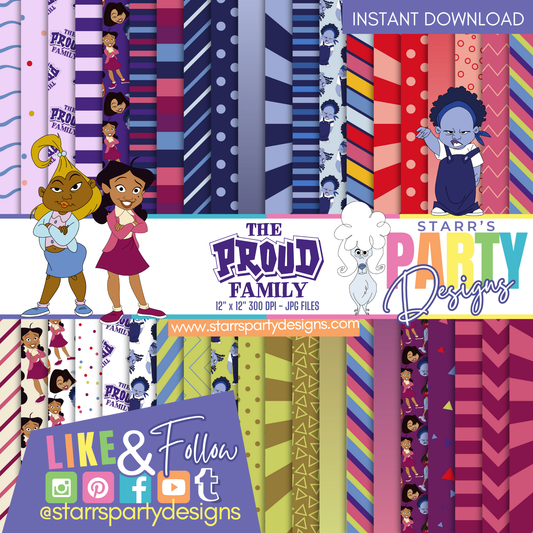 THE PROUD FAMILY PAPER PACK 1