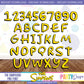 THE SIMPSONS PNG FONT