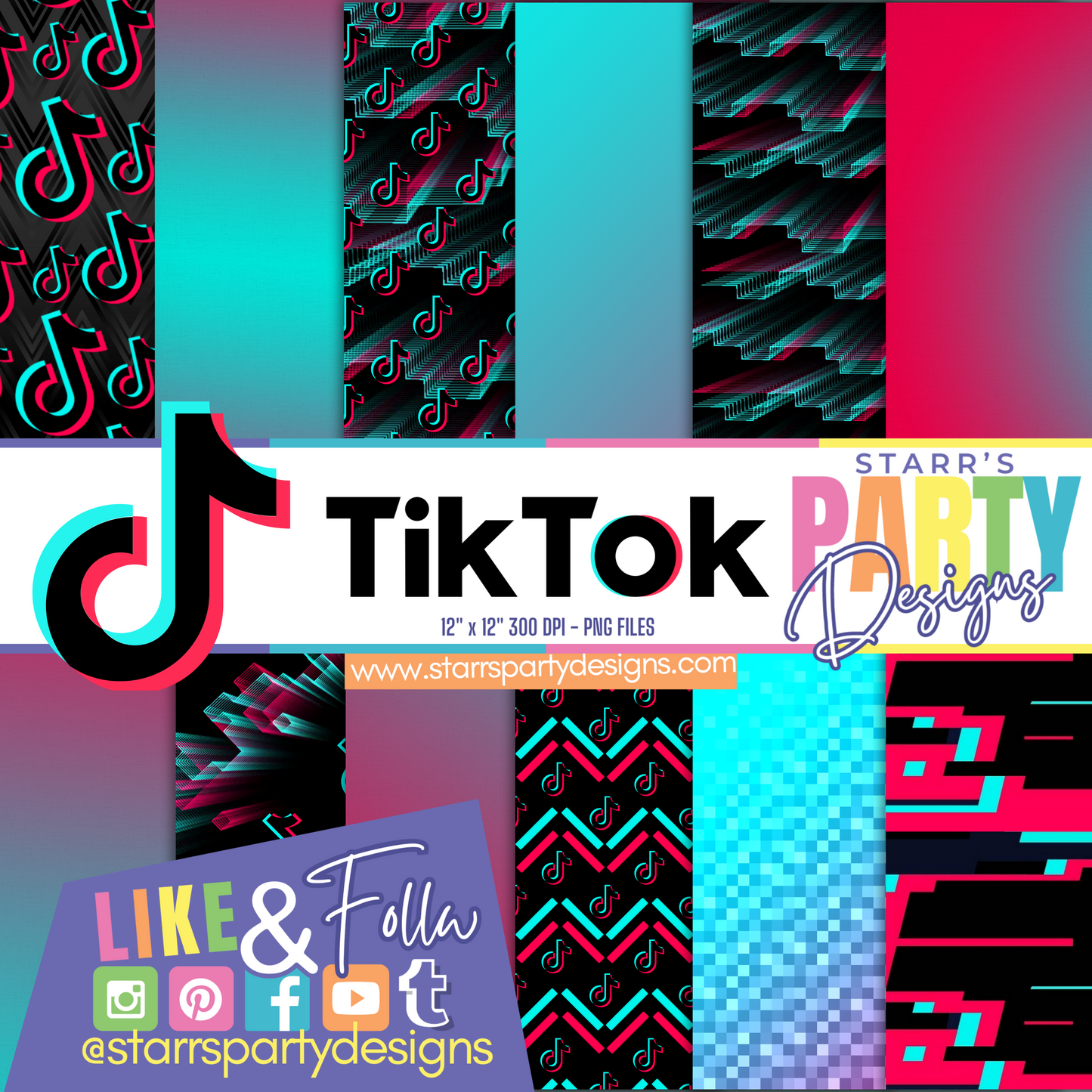 PAQUETE DE PAPEL TIK TOK 1