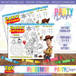 PLACEMAT ACTIVITY SHEET | TOY STORY A2