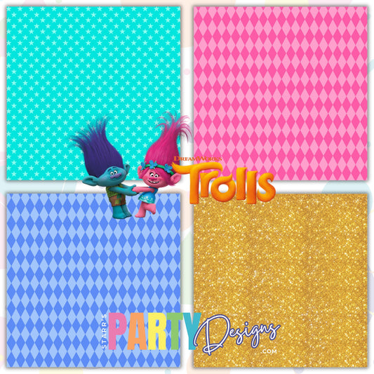 PAQUETE DE PAPEL DE TROLLS 1