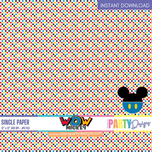 ¡GUAU! PAPEL DIGITAL MICKEY 1