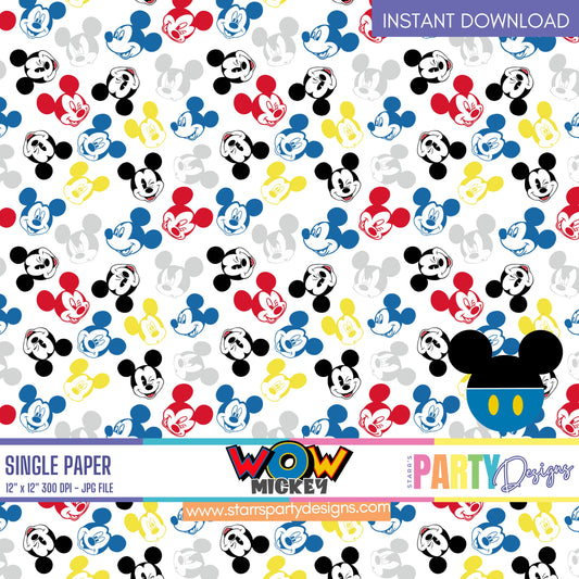 ¡GUAU! PAPEL DIGITAL MICKEY 2