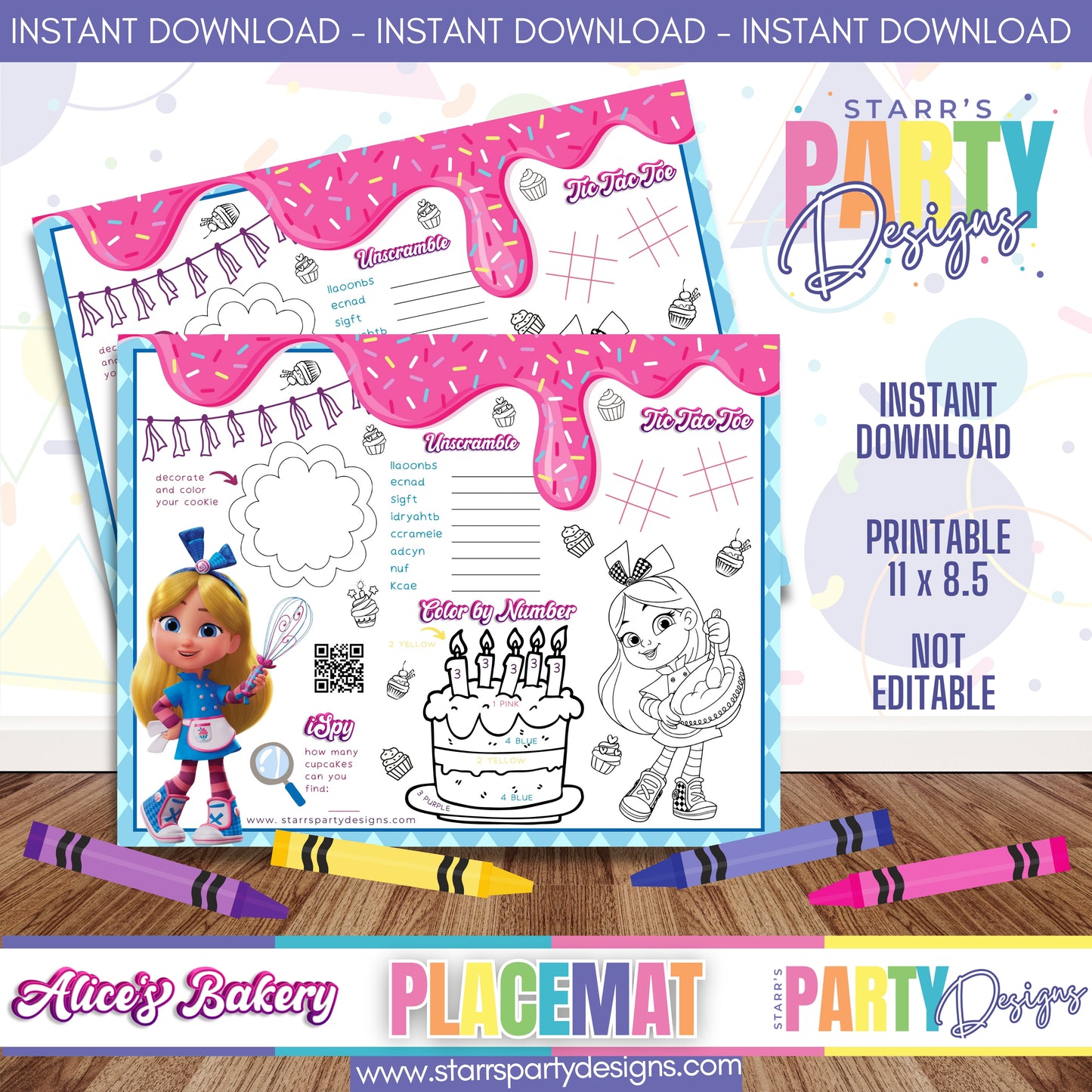 HOJA DE ACTIVIDADES PARA MANTEL INDIVIDUAL | ABBY CADABBY 2 A1
