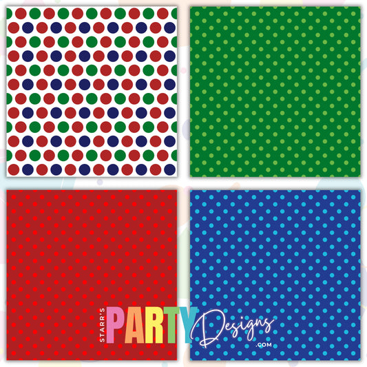 PAQUETE DE PAPEL DE PUNTOS DE PJ MASKS